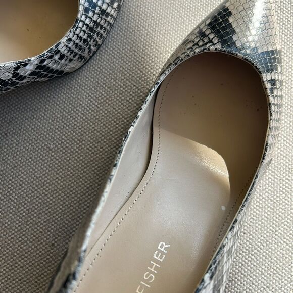 Grey black Snakeskin Patterned Women's Heels by Marc Jacobs - Picture 4 of 5